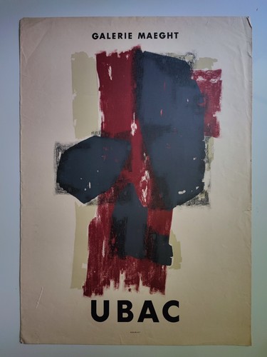 Raoul ubac affiche exposition - ubac,