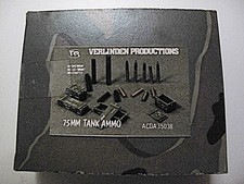 1/35th scale 75mm TANK AMMO.  Verlinden #35038