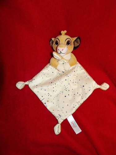 Doudou plat disney baby simba - doudou,
