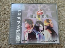 Final Fantasy VIII 8 FF8 PlayStation 1 PS1 1999 Black Label Square Soft Complete