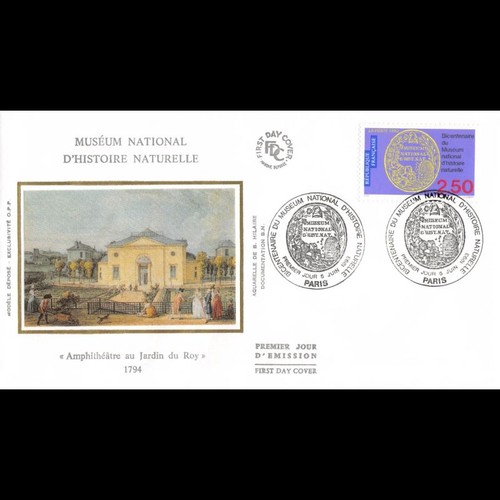 Fdc soie muséum - fdc,