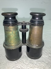 PAIR OF ANTIQUE JUMELLE MARINE BINOCULARS