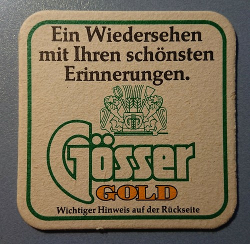 Sous verre gösser brau - sous-verre,