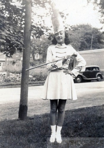 1938 majorette young lady - majorette,