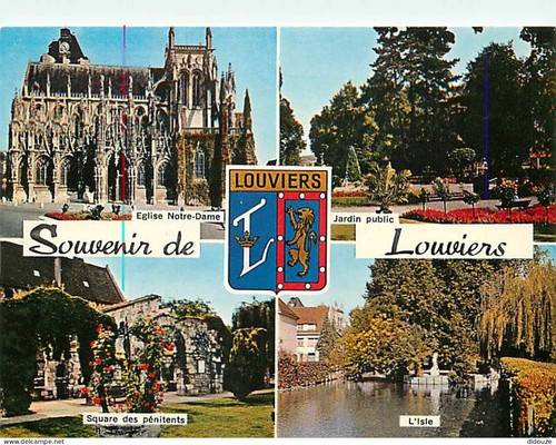 Postcard louviers - postcard,