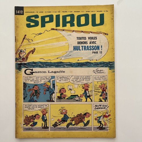 Spirou hebdomadaire 1412 - hebdomadaire,
