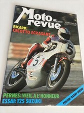 Magazine Moto revue N° 2264 1976 Ossa 250 désert Suzuki GT125 Roca coupe Kawa