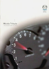Mazda Tribute 4x4 Specifications 2001-02 UK Market Brochure 2.0 16v 3.0 V6 24v