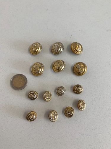 Boutons anciens ancre marine - ancre,