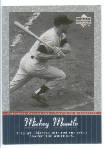 2001 upper deck mickey - mickey, mantle