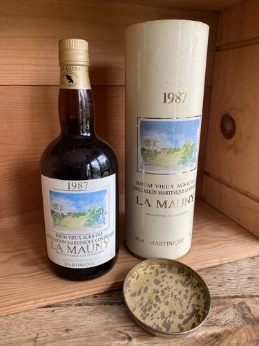 Bouteille mauny 1987 - bouteille, rhum