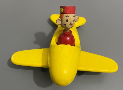 Tres rare avion jouet bois - avion,