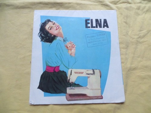 Elna machine coudre - machine, à