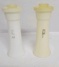 Vintage  Tupperware salt pepper shakers 6" 