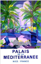 POSTER POSTER PALAIS MEDITERRANEAN NICE