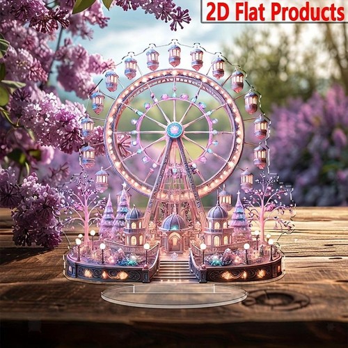 Ferris wheel acrylique - 2d,