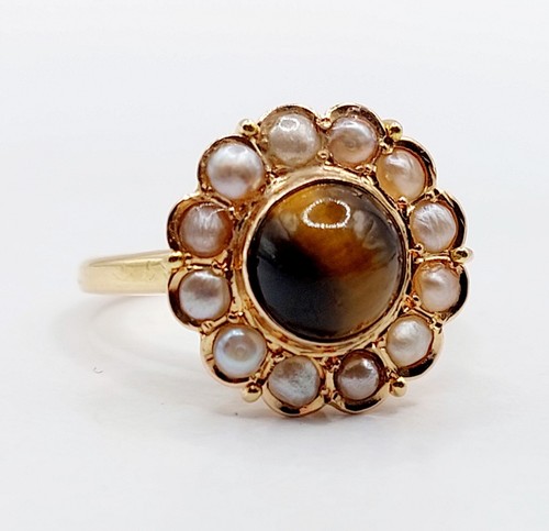 Bague marguerite vintage - , or