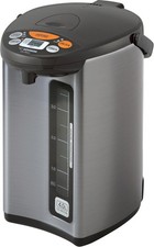 Micom Water Boiler and Warmer (135 oz. / 4L, Silver Dark Brown)