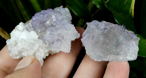 Lot fluorites violettes - 2,