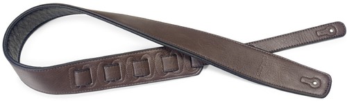 Stagg sangle guitare marron - de,