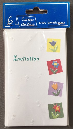 Carte invitation 6 - carte, cartes