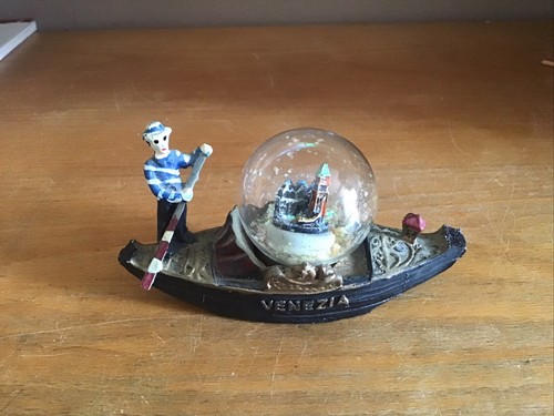 Boule neige vintage venise - boule,