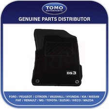 CITROEN DS3 SET OF 4  FLOOR MATS BLACK WITH DS3 LOGO. 1613954380 NEW GENUINE