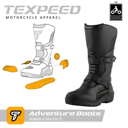 Bottes cuir moto - bottes,