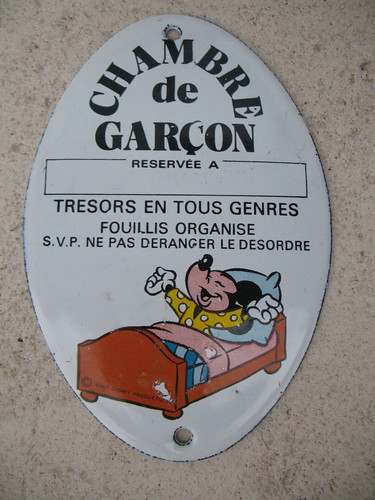 Plaque émaillée ovale