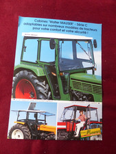 farm leaflet: WALTER MAUSER tractor cab C series