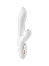 Vibromasseur rabbit blanc Pro