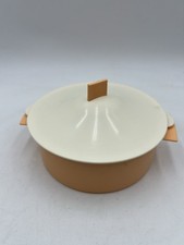 Tupperware 3-Pc Round Melon Small Microsteamer Excellent Condition