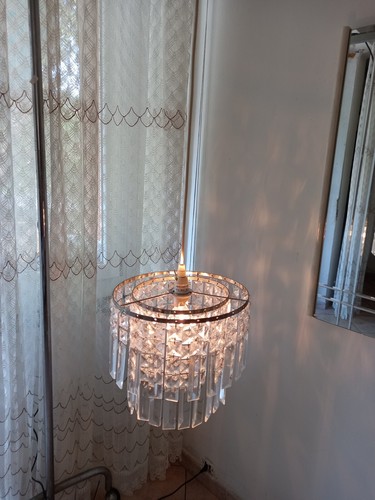 Lustre avec cristaux design - lustre,