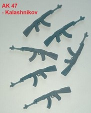 LOT DE 6 FUSILS D'ASSAUT NEUFS - Kalachnikov AK-47 - À AJOUTER À PLAYMOBIL