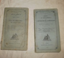 2 books war: Les maneouevres 1904 - L'instructions de la gymnastique 1904