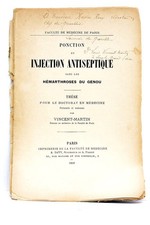 LIVRE ANCIEN VINCENT MARTIN