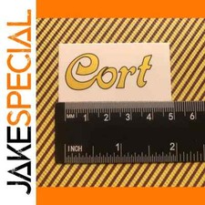 Headstock Logo 3Pcs Cort Headstock Decal Set for Guitars