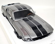KK 1/12 Shelby GT500 Eleanor Mustang 1967 Metallic Grey Diecast Scale Model Car
