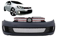 Pare-chocs avant pour VW Golf VI 6 2008-2013 Grille antibrouillard GTI Look