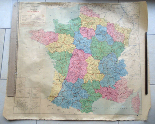 Ancienne carte france - ancienne,