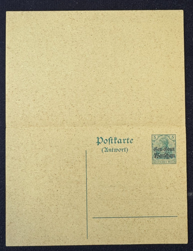 Entier allemagne surcharge - entier, /