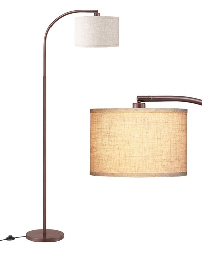 Lampadaire doré salon lampe - lampadaire,