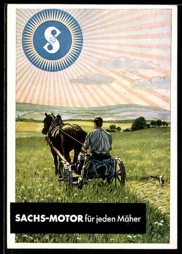 Carte postale moteur sachs - carte,