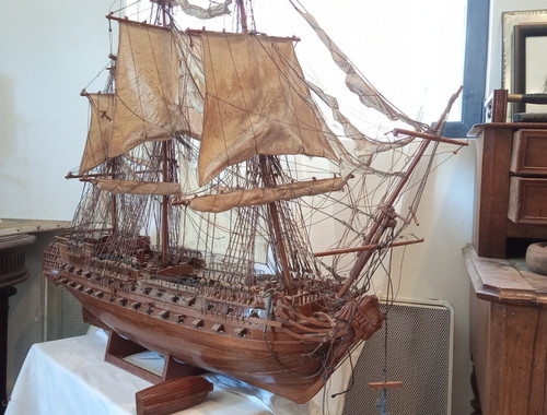 Grande maquette bois galion - grande,
