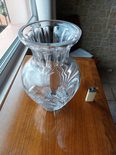 Superbe grand vase cristal - ,