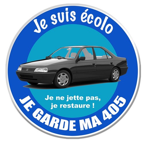 Sticker suis ecolo garde - ecolo, je