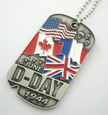 D.DAY FLAGS (Commemorative Dog Tag)
