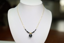 collier gold filled en perle