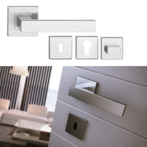 Poignée porte acier inox - porte,