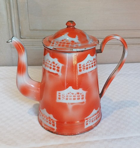 Ancienne cafetière tôle - ancienne,